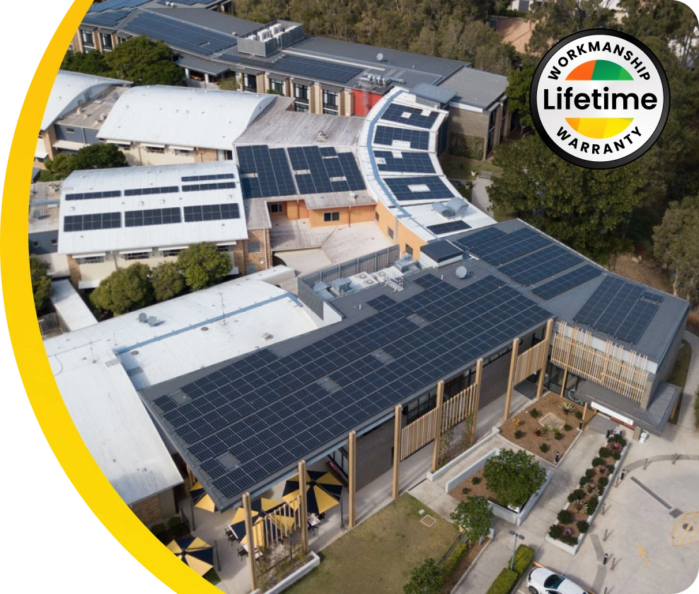 Beare Group promotional hero image showcasing solar power, electrical services and renewable energy solutions Queensland