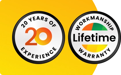 Reliability Built On Experience promotional graphic from Beare Group highlighting 20 years of trusted service Queensland